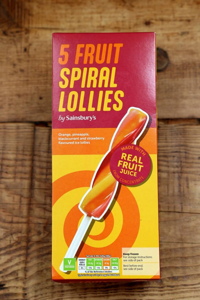 © Picture by Peter Jordan..Story by Lynsey Hope..Sun reporter Lynsey Hope tries out different frozen lolly pops to see which one is the best...Picture shows: Sainsbury's Fruit Spiral Lollies...Job Identification No. NINTCHDBJOBS000001086821..Today Friday 26th July 2024....The Sun Picture by Peter Jordan.