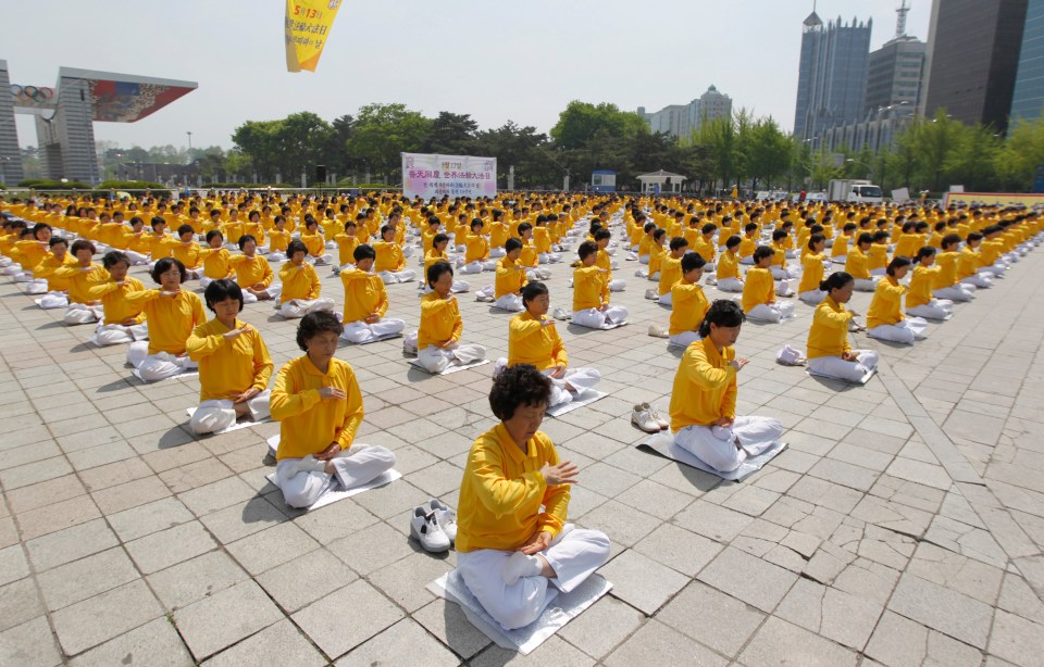 Falun Gong may look harmless but the Chinese Communist Party considers them an 'evil cult'