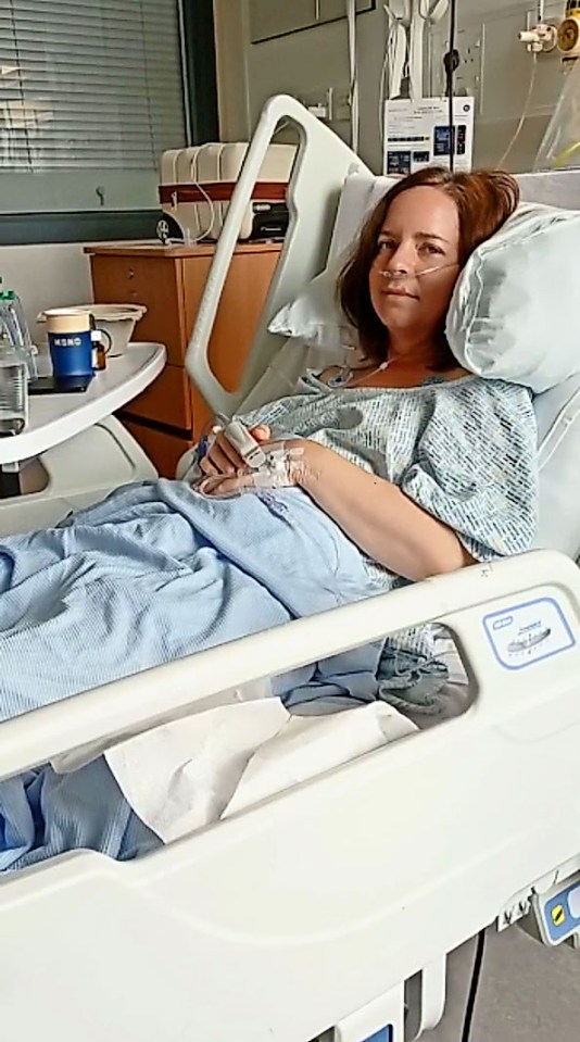 Magda recovers in hospital after her kidney transplant