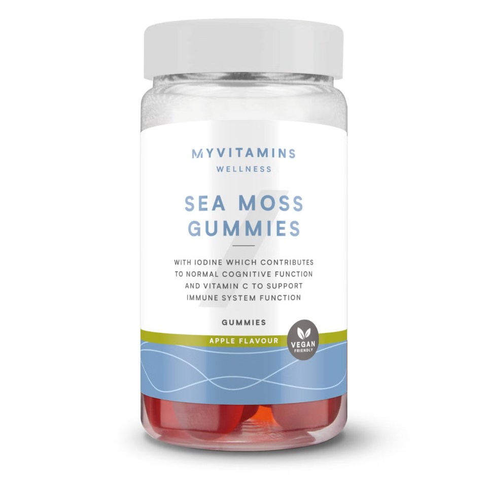 a bottle of myvitamins wellness sea moss gummies