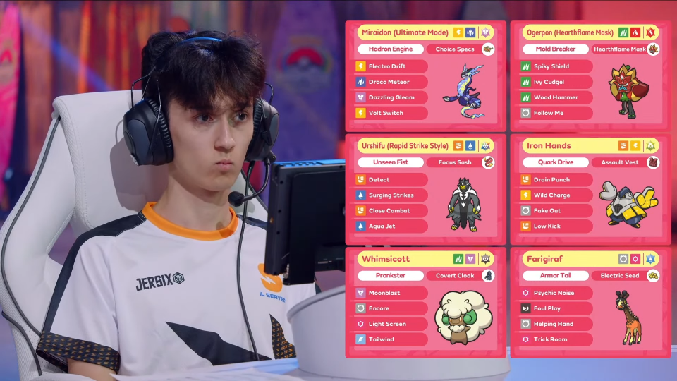 Luca Ceribelli and his Miraidon team won in VGC Masters