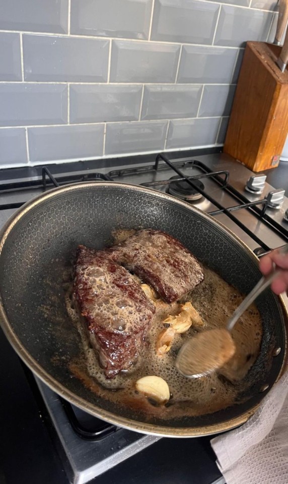 I was able to get a good sear on steaks without having to use a super high heat, but in future I'll probably stick to my cast iron to avoid stress