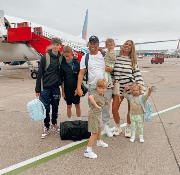 Stacey, Joe and their kids are jetting off on holiday