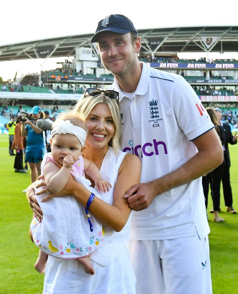 Mollie welcomed baby Annabella with her cricketer fiance Stuart Broad in 2022