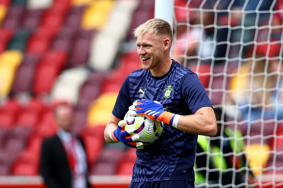 Aaron Ramsdale wasn't smiling for long on his Southampton debut