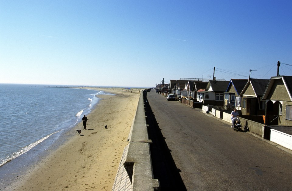 The village sits by miles of sandy shoreline in Essex