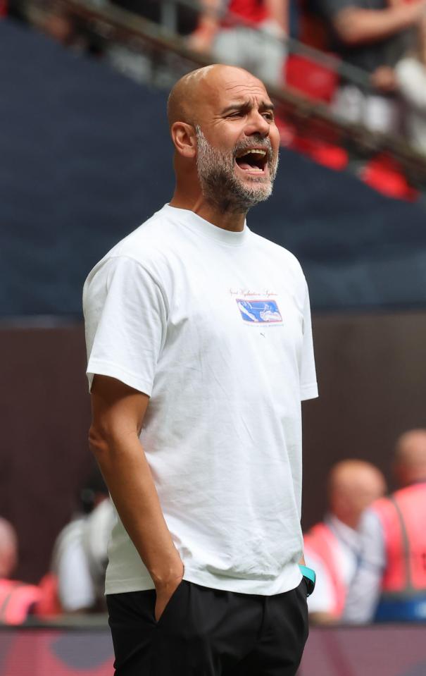 a bald man wearing a white t-shirt that says " i love chelsea "