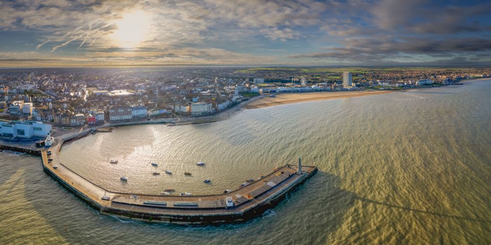 Margate also gets more sun than any other seaside town and has cheap meals out