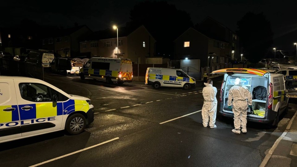 the word police is on the side of a van