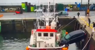 But the car pushed the vessel out