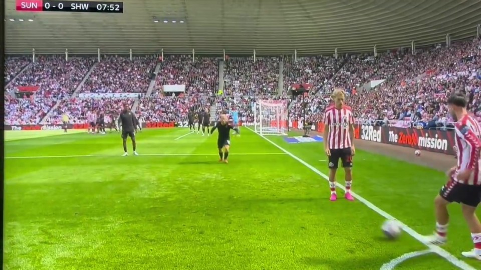 Sunderland tried a training-ground corner routine