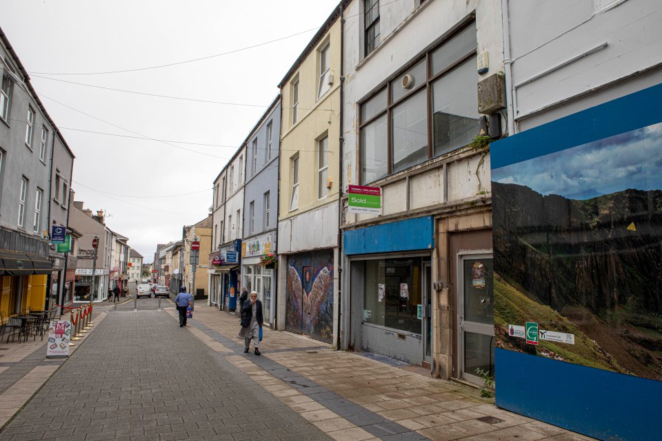 Once a bustling hub of the city, the high street is now full of shuttered shops