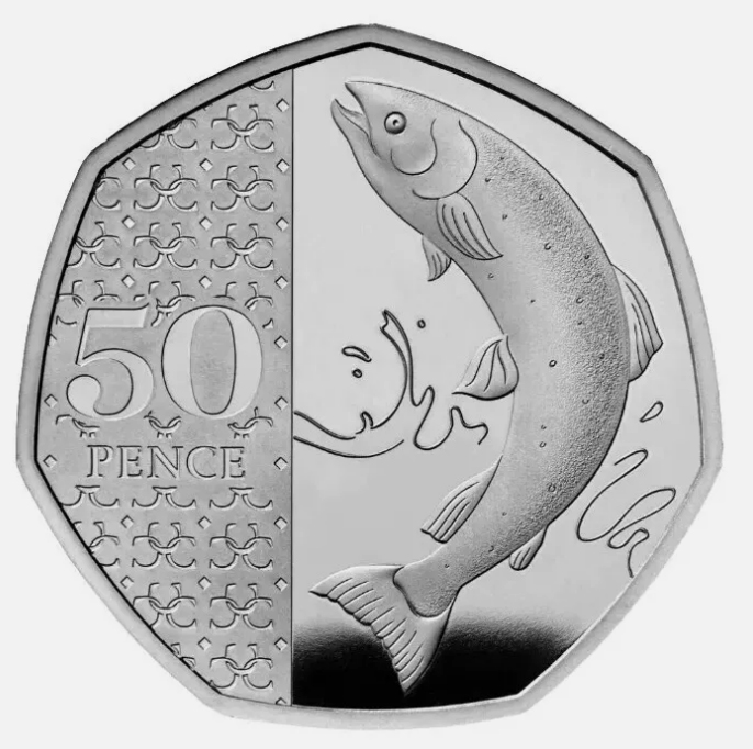 The King Charles III Atlantic Salmon 50p can be worth more than £40