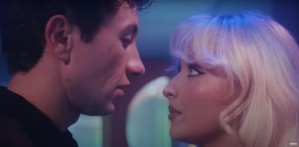 The couple in the music video