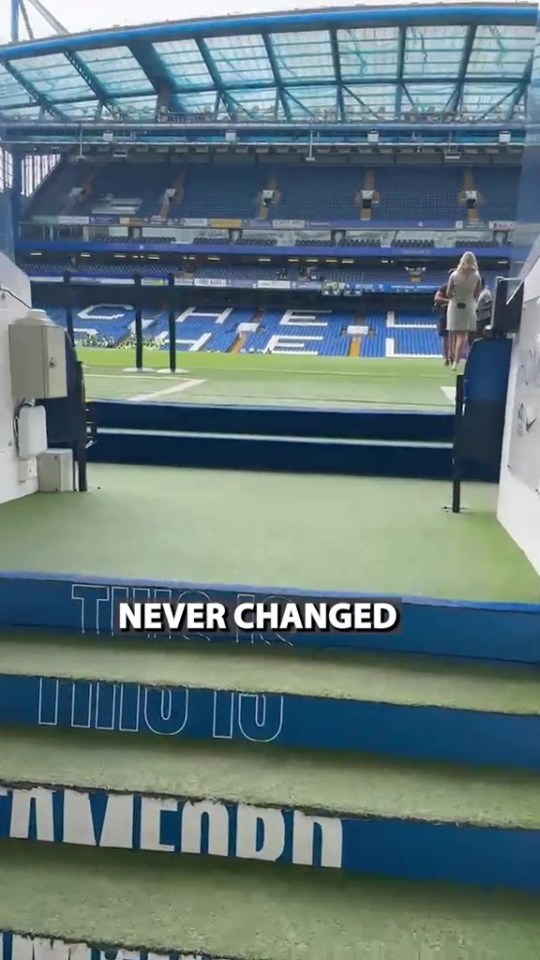 The Man Utd legend claimed that nothing had changed at the Bridge since his playing days