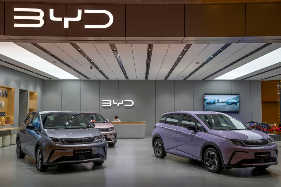 Chinese EV maker BYD are fast growing across Europe