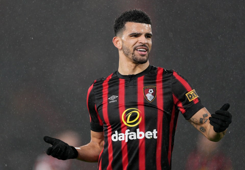 Solanke scored 21 goals for Bournemouth in 2023/24