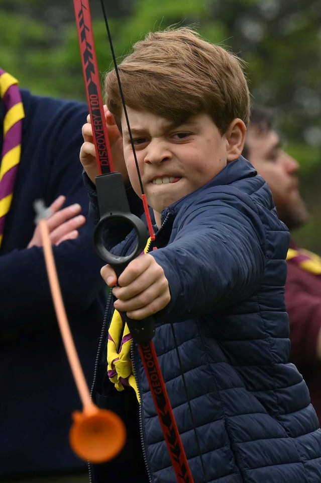 The family, who were not photographed at the event, had wanted to enjoy a 'wholesome family day like any other normal family'