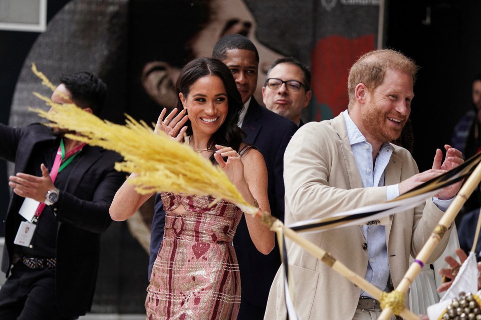 The quasi-royal tour is the Sussexes' second this year