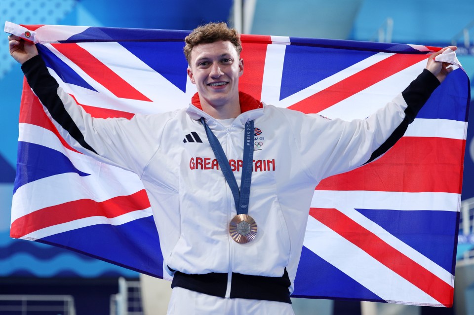 Noah Williams posed with Jack for a naked photo believed to have been taken in a bedroom in the Olympic Village