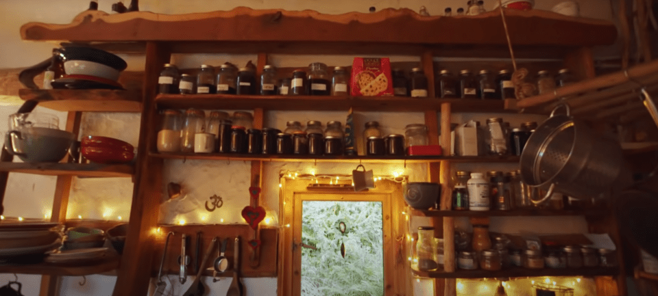 The couple makes jars of homemade jam and ointments