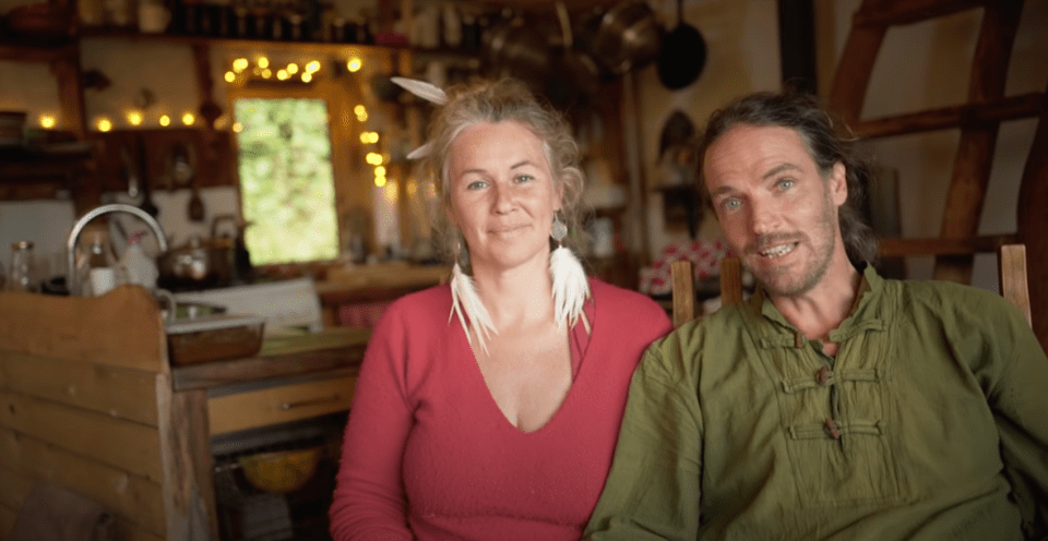 Hoppie (left) and Tao (right) have lived on their self-sufficient homestead for 13 years