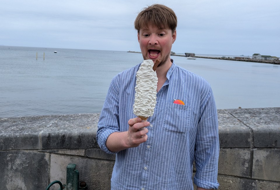 Newton's Cove in Weymouth has some of the country's biggest ice creams