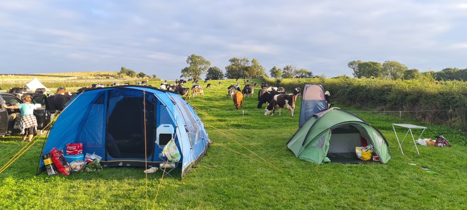 Camping at Hayfield in Cumbria is a great option