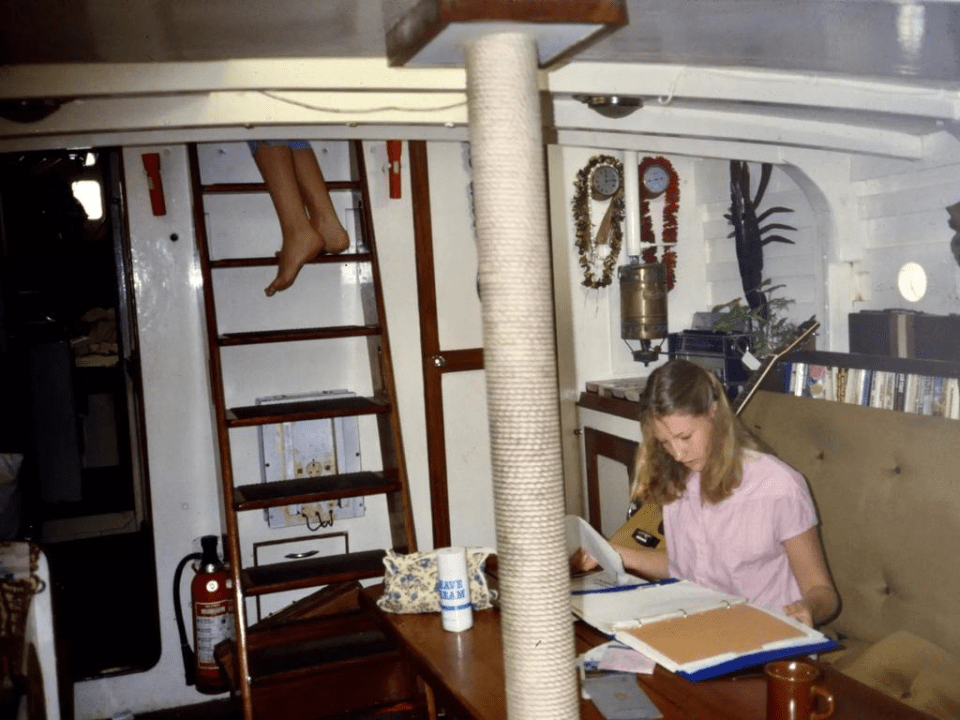 The studious teen worked hard to earn a university place, studying in the small cabin