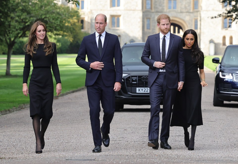 We last saw the couples together in an official capacity following the Queen's passing