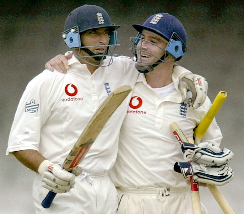 Thrope, right, was a staple in English cricket