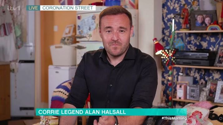 Alan Halsall gave a health update on This Morning