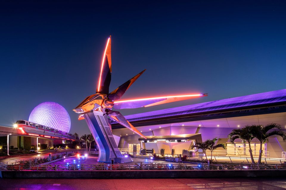 I especially loved the Guardians of the Galaxy: Cosmic Rewind ride