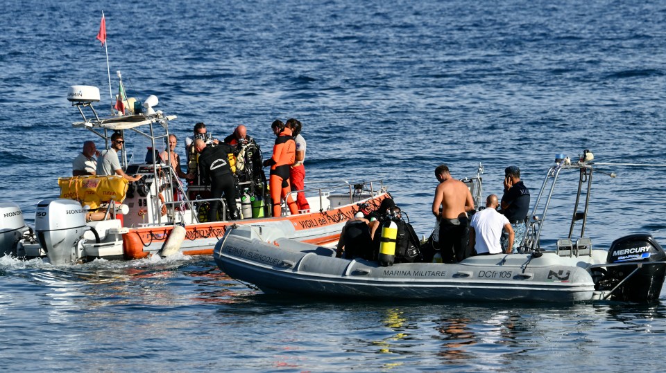 Rescue teams scour the seas