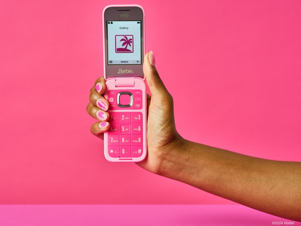 Barbie phone goes back to basics