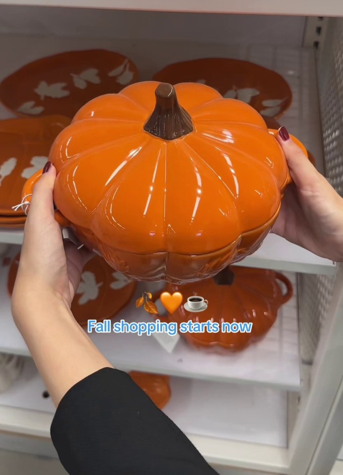 A lot of items from the latest homeware release are pumpkin-themed