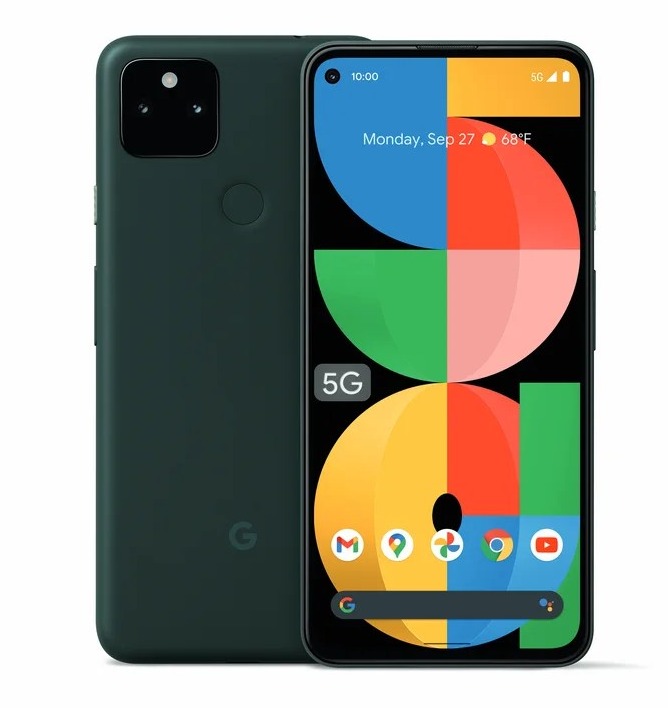 a google phone that has 5g on it