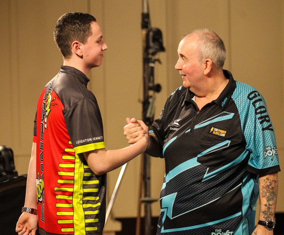 Bennett sunk Phil Taylor in an exhibition match when he was just 13 years old