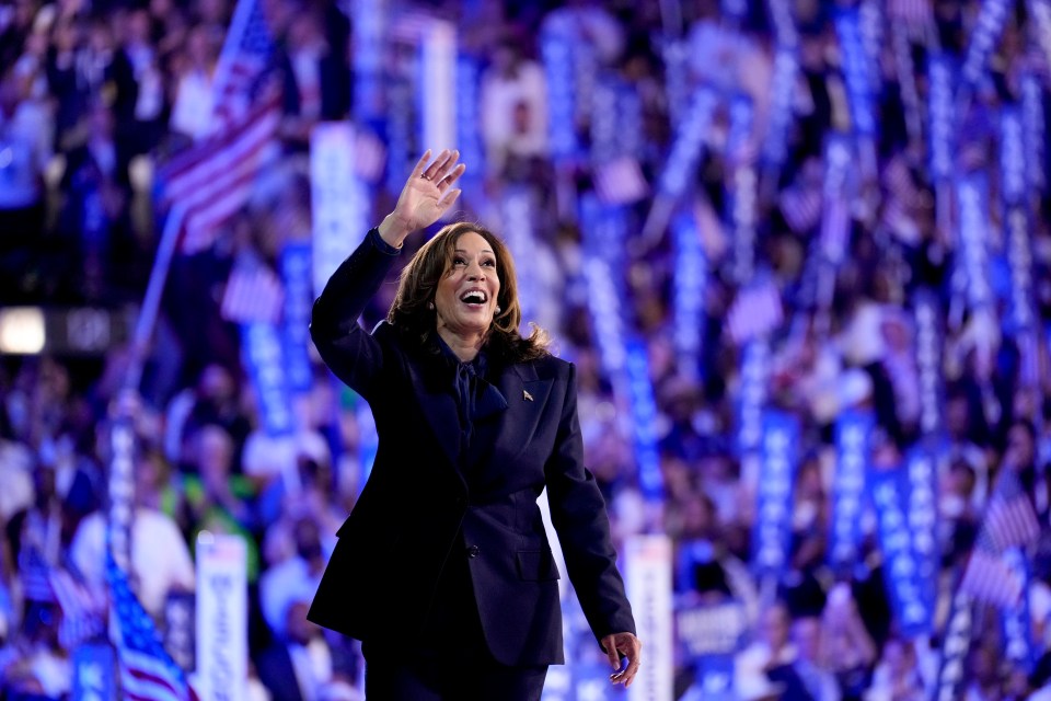 Kamala Harris, at the Democrat convention on Thursday, is silent on policies