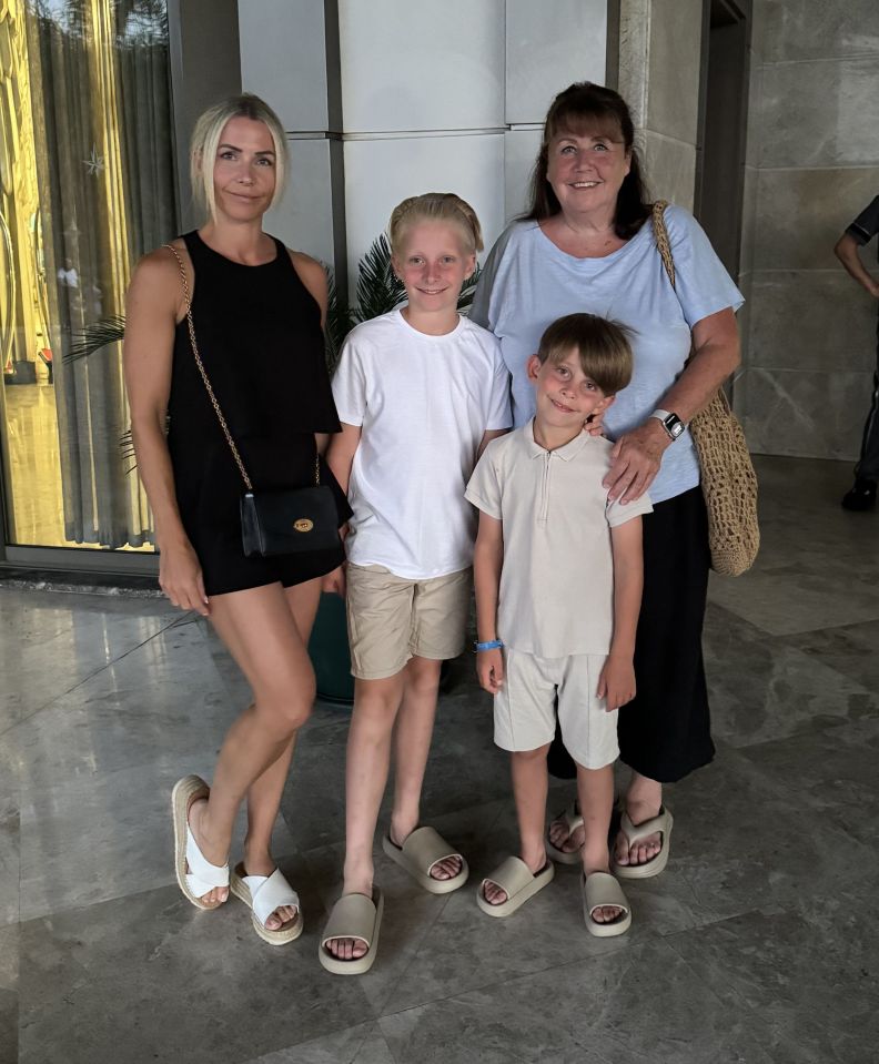 The family spent £7,500 on the getaway to Turkey