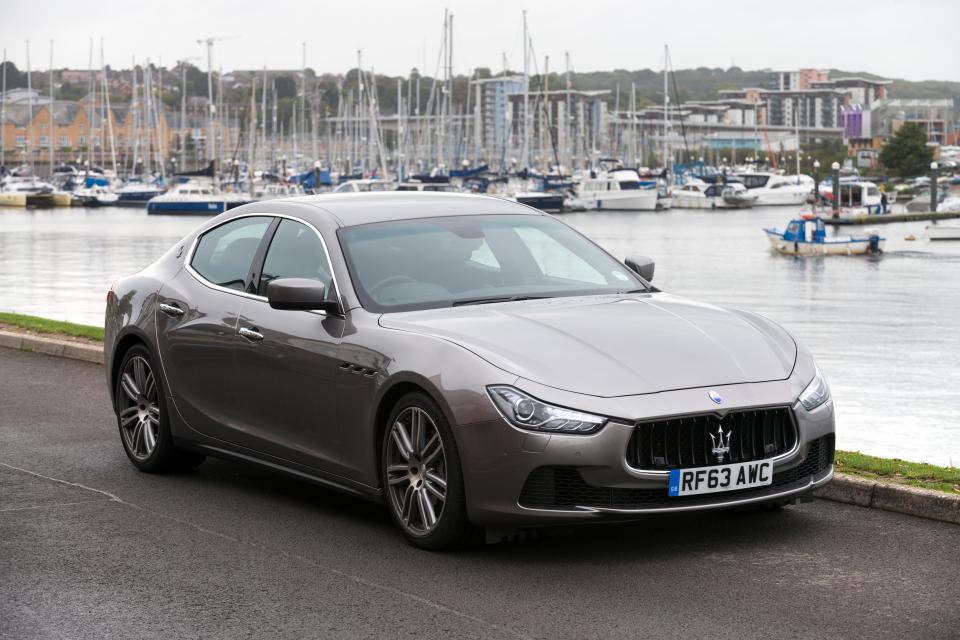 The slowly depreciating Maserati Ghibli mixes the pleasures of a grand tourer with the typical performance of a turbocharged coupe