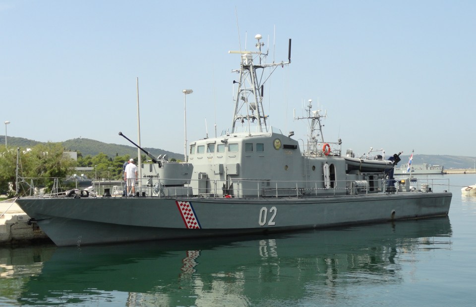 Croatian patrol boats had joined the search for the missing man