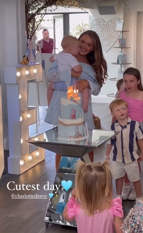 Charlotte hosted Jude's birthday alone amid the heartache