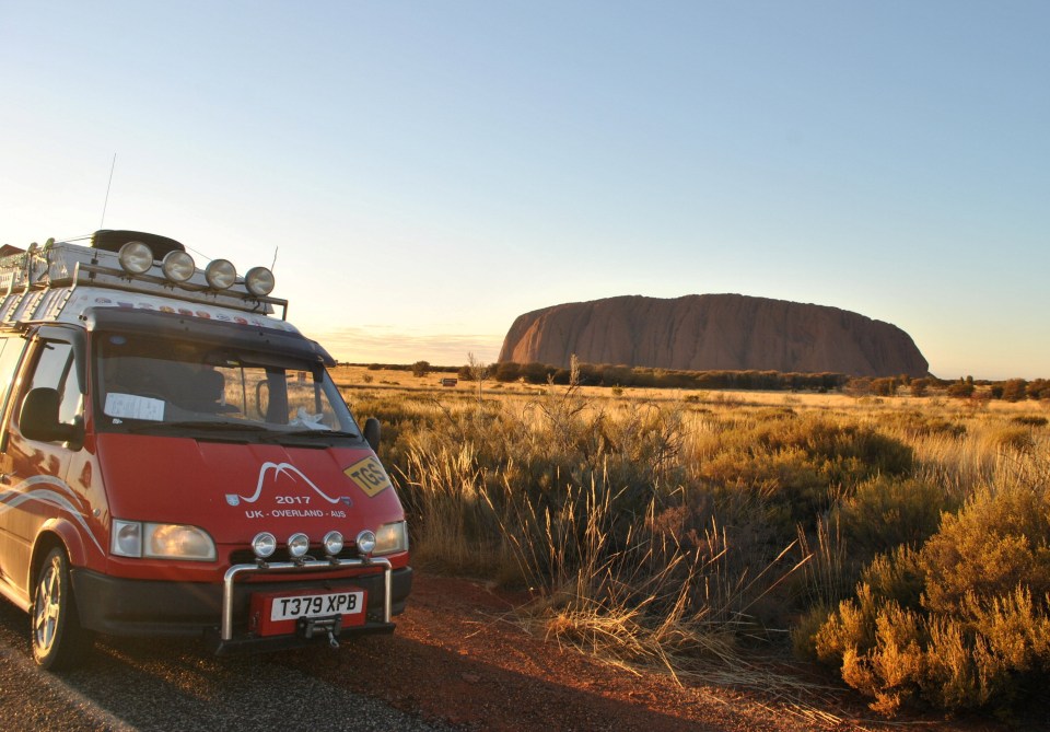 He has driven 111,000 miles in his van, visiting countries like Australia