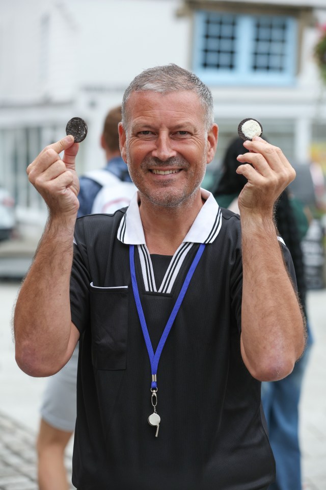 Former Premier League referee and Gladiators adjudicator Mark Clattenburg