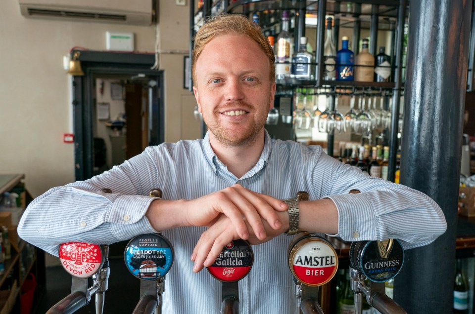 Jack Regan, 29, landlord of The Prince Bonaparte, has a plan for this weekend