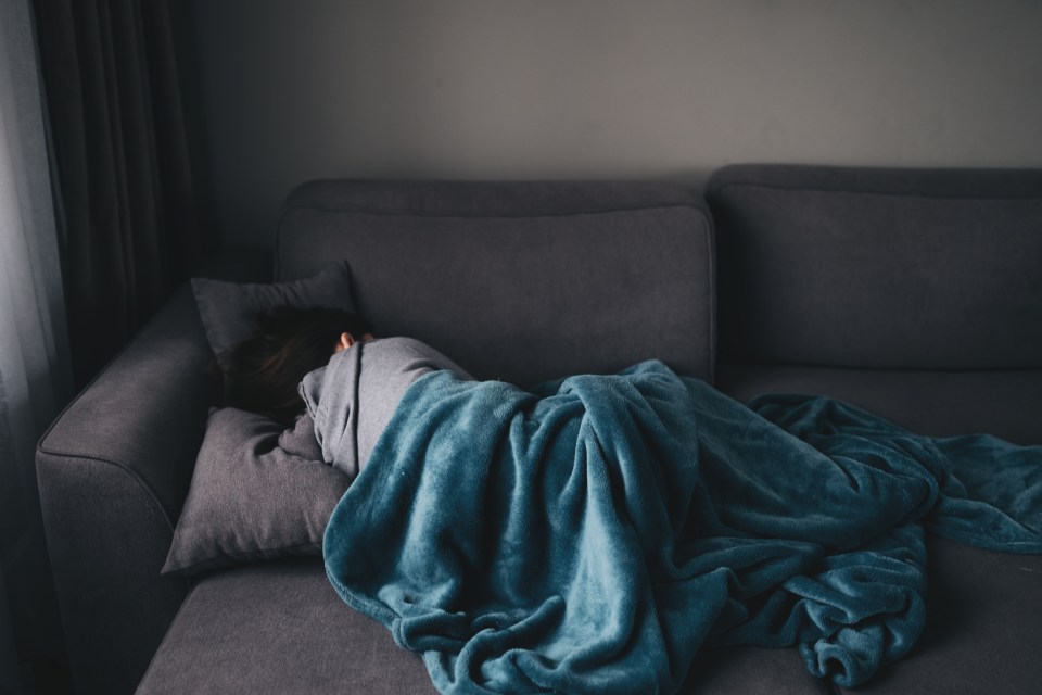 The 18-year-old mum has been forced to sleep on the sofa either at her mum's or aunty's along with her baby (stock image)