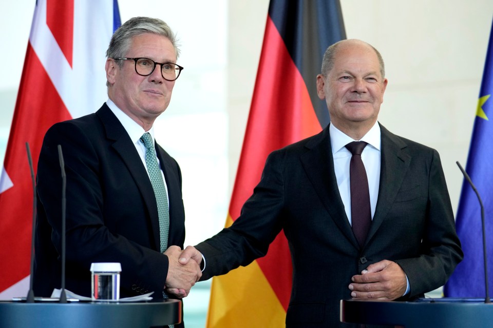 Keir Starmer with Germany's Olaf Scholz - where the government is investigating a scheme to process asylum applications in Rwanda