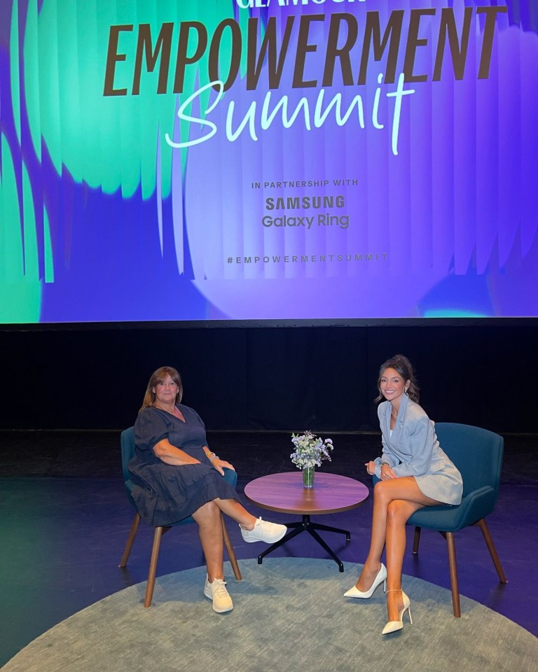 Michelle and her mum were special guests at Glamour's Empowerment Summit