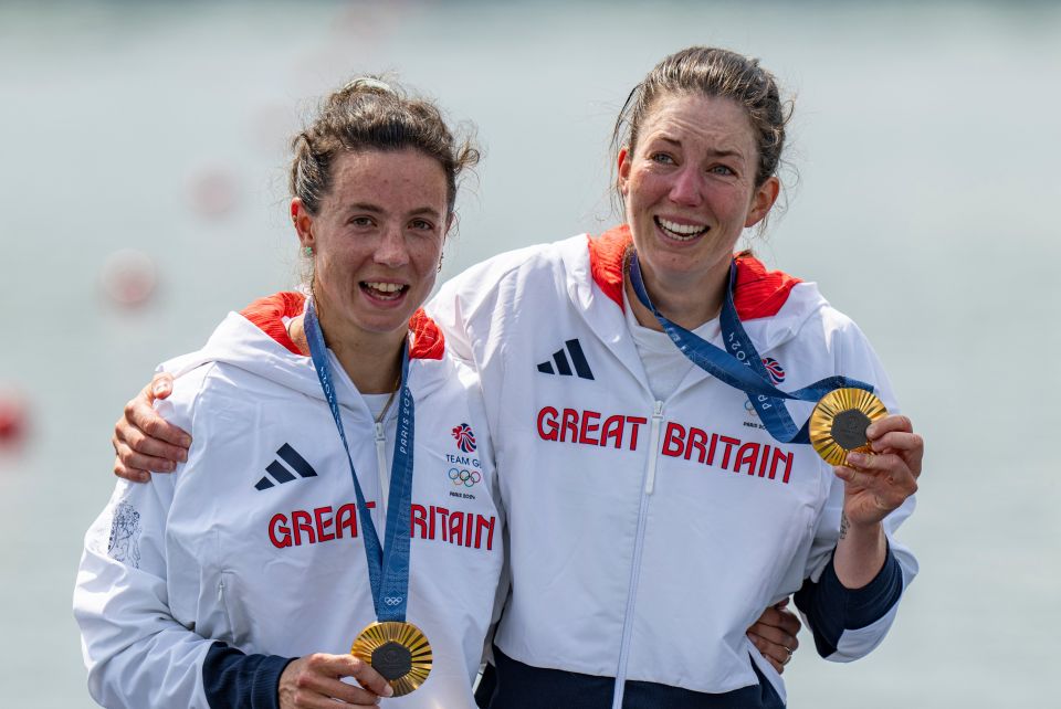 Emily Craig and Imogen Grant took gold in the women's double sculls